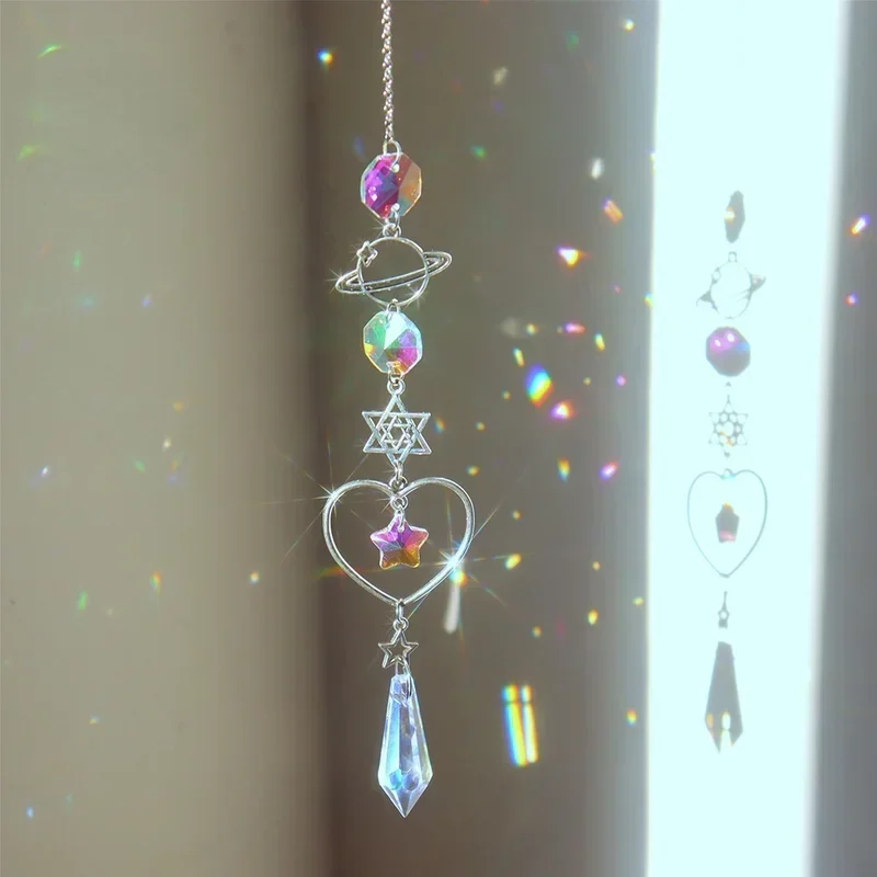 Tech Room Accessories - Fairy Style Wind Chimes Moon Sun