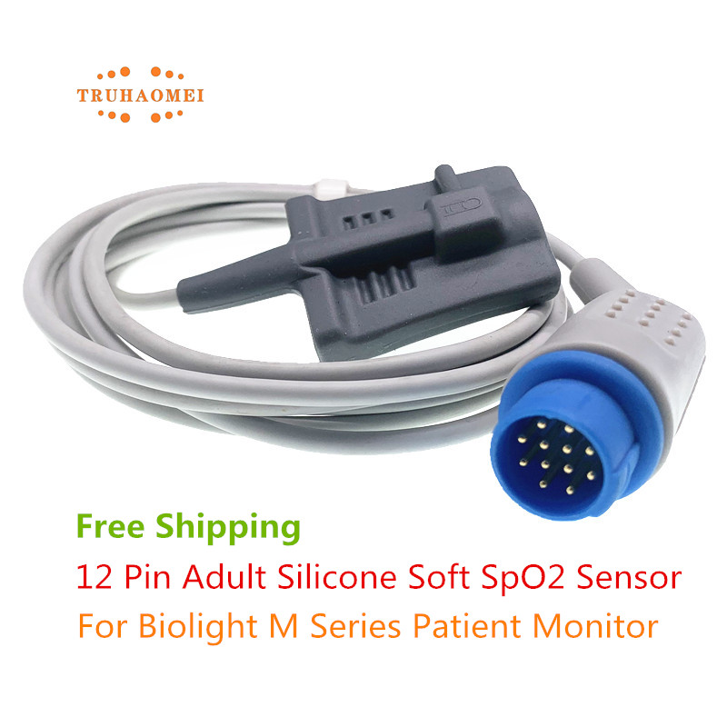 M Tech Accessories - 12 Pin SpO2 Sensor Reusable Digital