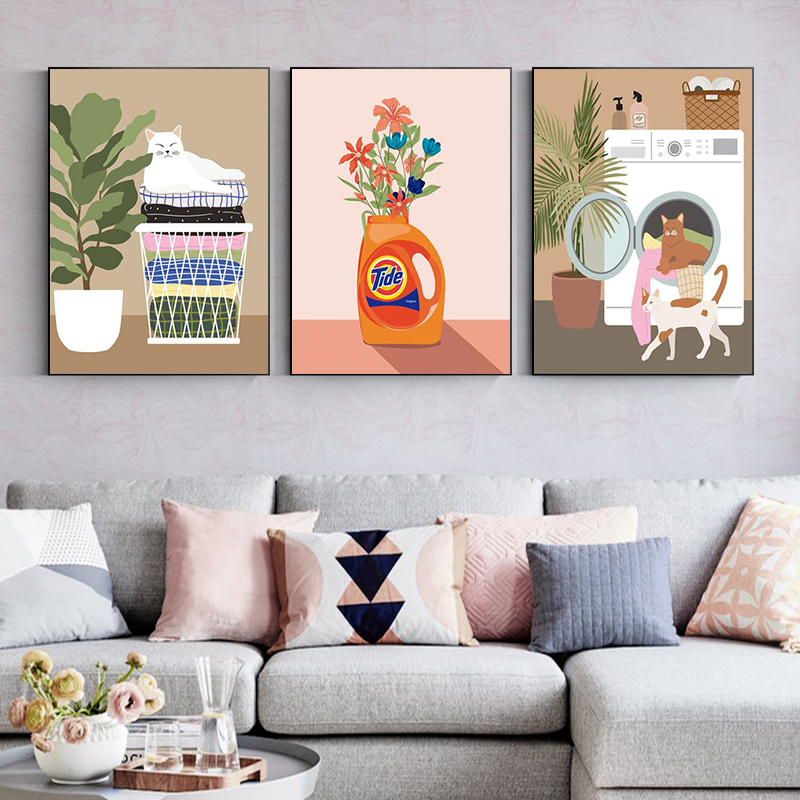 Laundry Room Wall Decor Laundr - Tech Room Accessories บทวิจารณ์และราคา