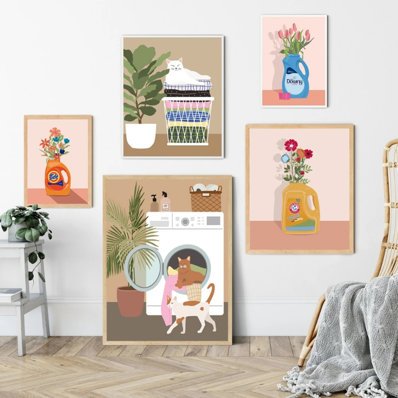 Laundry Room Wall Decor Laundr - Tech Room Accessories บทวิจารณ์และราคา