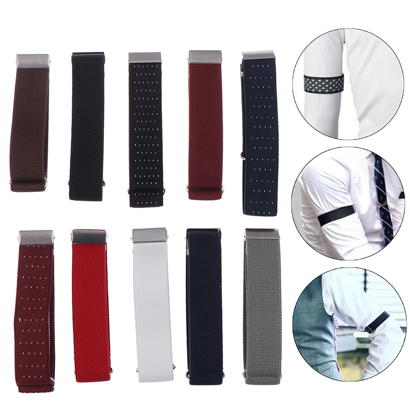 1Pair Men Shirt Adjustable Arm - Tech Wear Accessories บทวิจารณ์และราคา