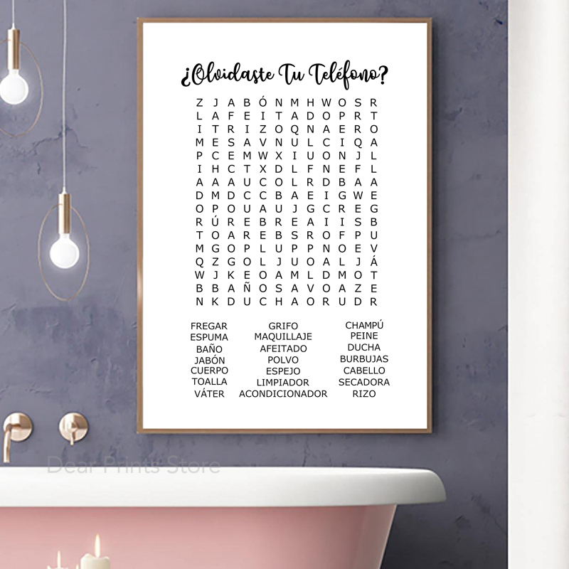 Spanish Laundry Room Wall Art  - Tech Room Accessories บทวิจารณ์และราคา
