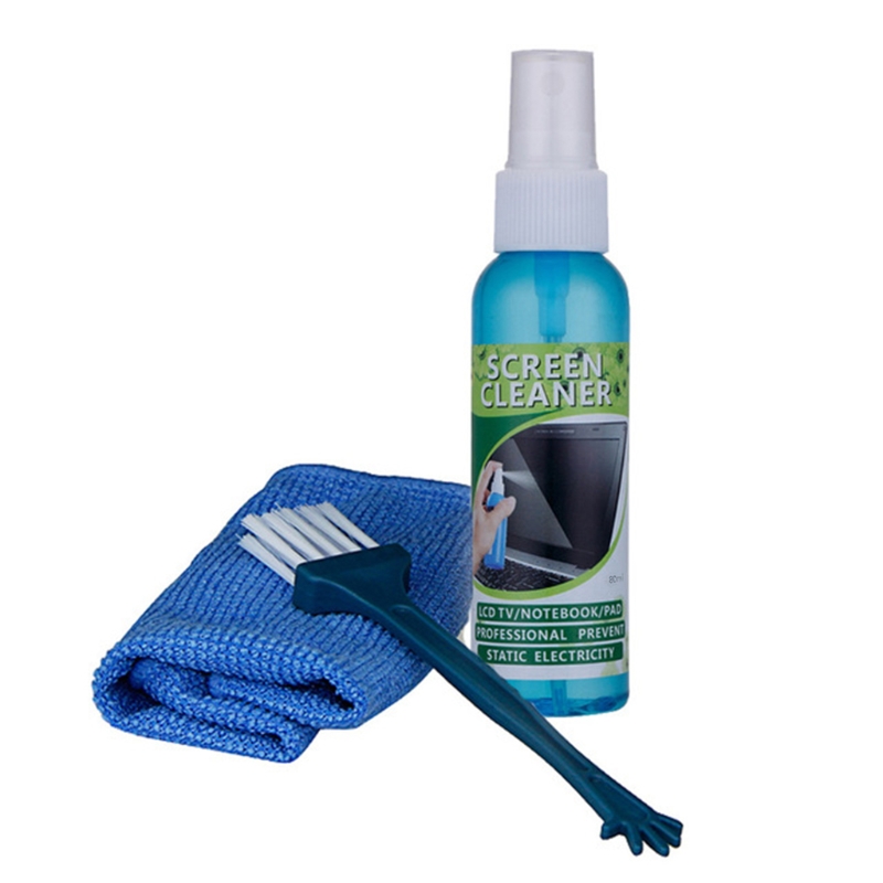 1 Set Brush Cloth Liquid High  - Screen Cleaner Spray บทวิจารณ์และราคา
