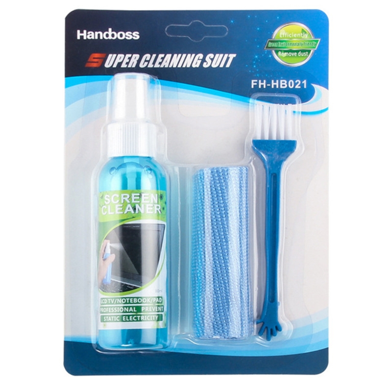 1 Set Brush Cloth Liquid High  - Screen Cleaner Spray บทวิจารณ์และราคา