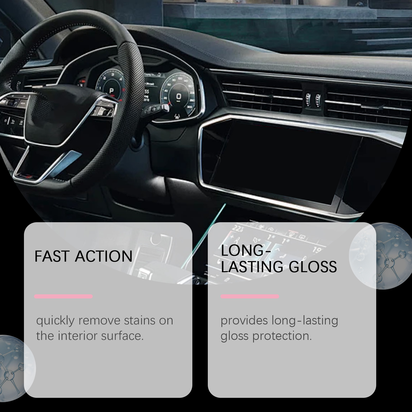 100ml Auto Interior Polish Car - Screen Cleaner Spray บทวิจารณ์และราคา