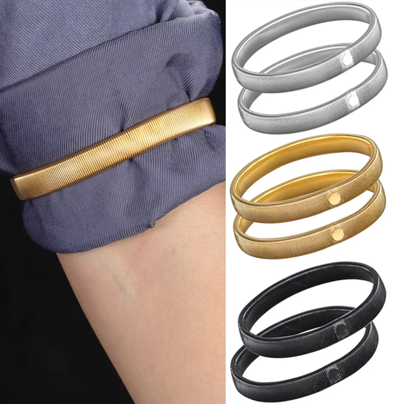 2Pcs Elastic Shirt Sleeve Hold - Tech Wear Accessories บทวิจารณ์และราคา