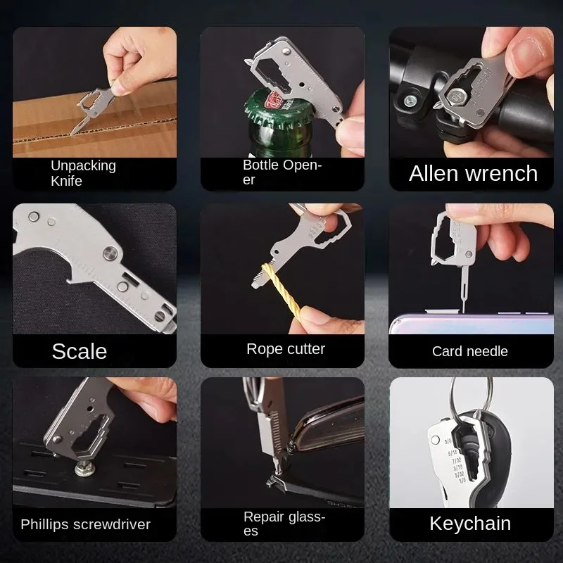 Multi-Function Keychain EDC To - Tech Accessories Kit บทวิจารณ์และราคา
