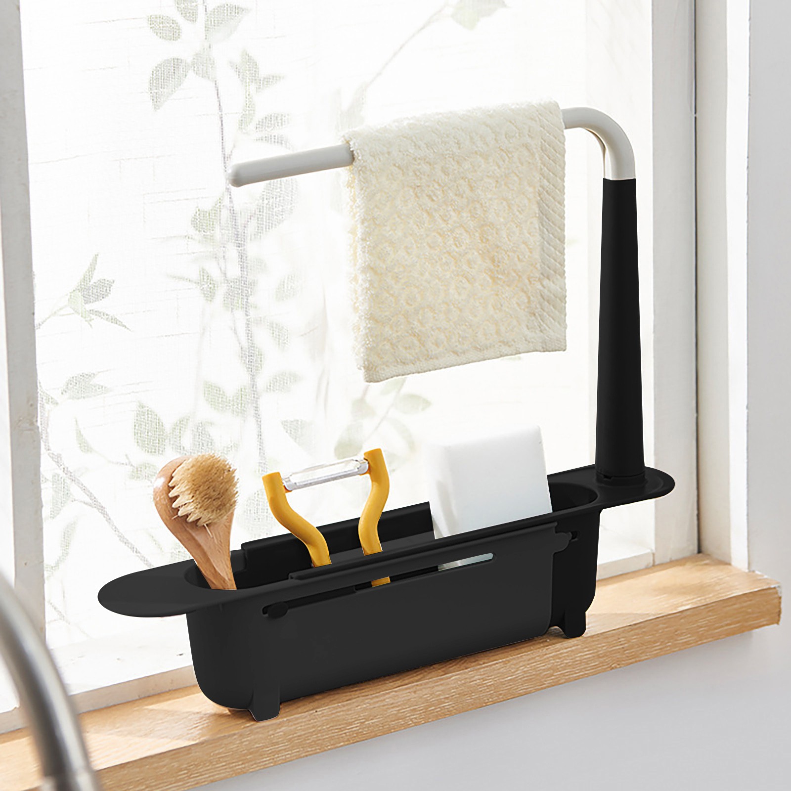 elescopic Sink Shelf Drainer R - Tech Accessories Organizer บทวิจารณ์และราคา