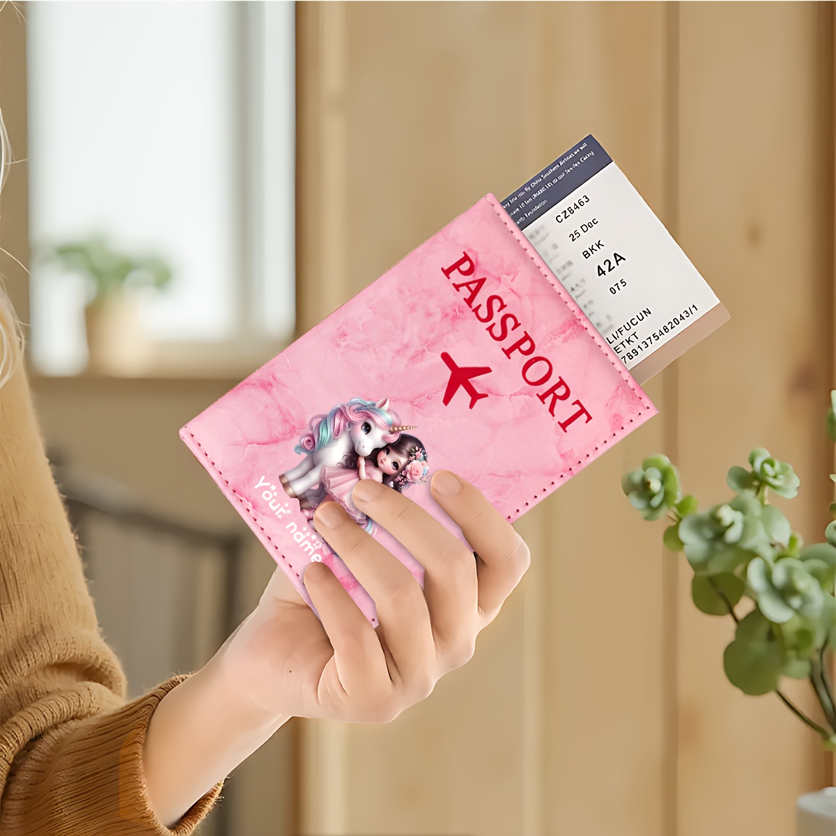 Unicorn Girl Pattern PU Passpo - Tech Accessories For Travel บทวิจารณ์และราคา