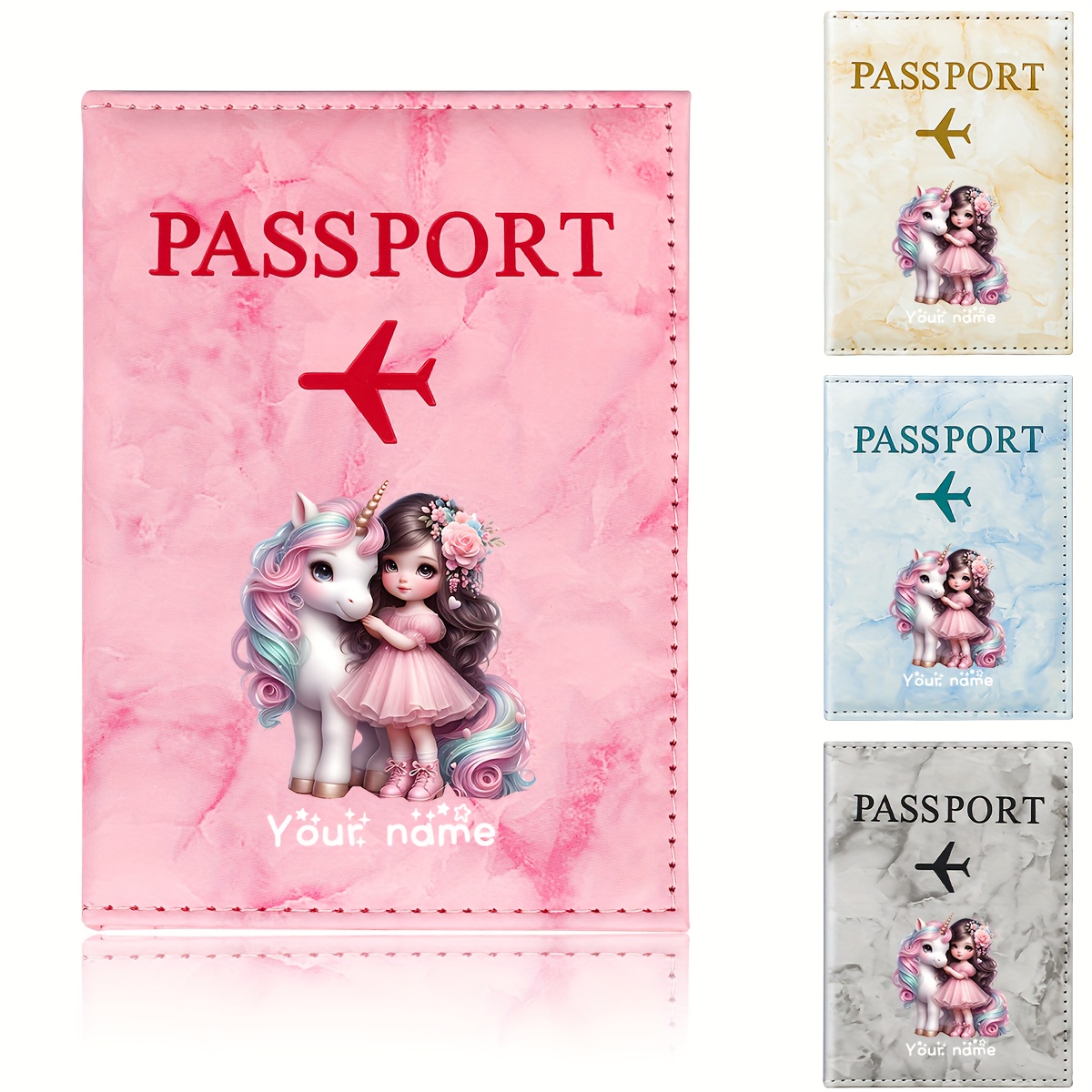 Unicorn Girl Pattern PU Passpo - Tech Accessories For Travel บทวิจารณ์และราคา