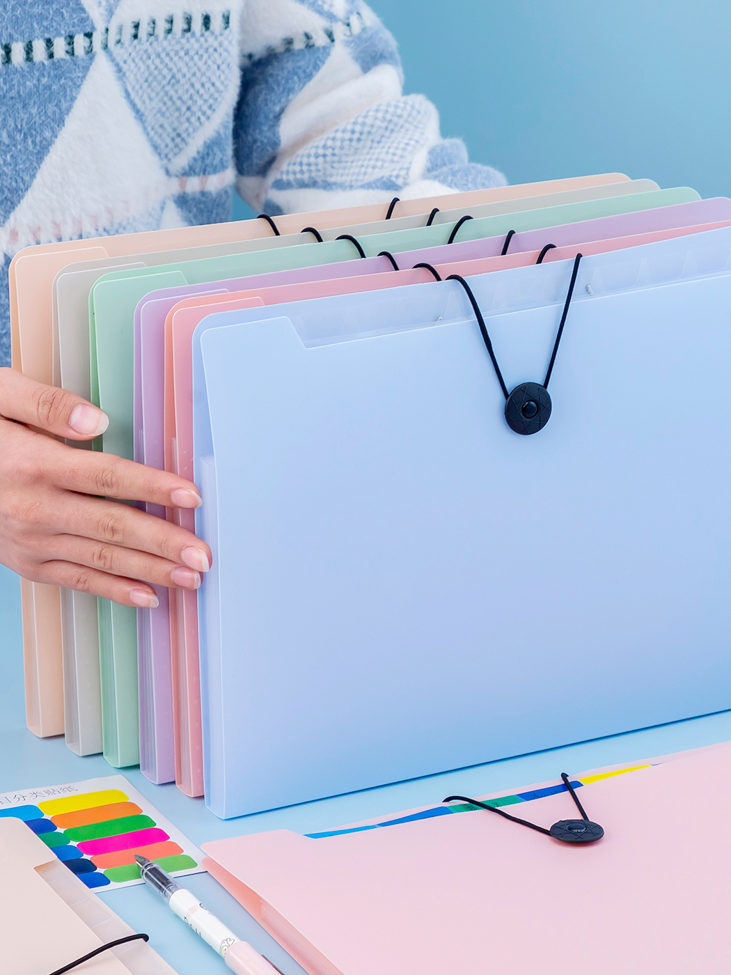 1 student file folder with cut - Tech Accessories Organizer บทวิจารณ์และราคา