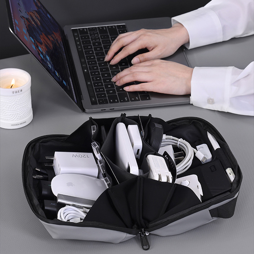 1PCS Travel Tech Pouch,Waterpr - Tech Accessories Travel Bag บทวิจารณ์และราคา