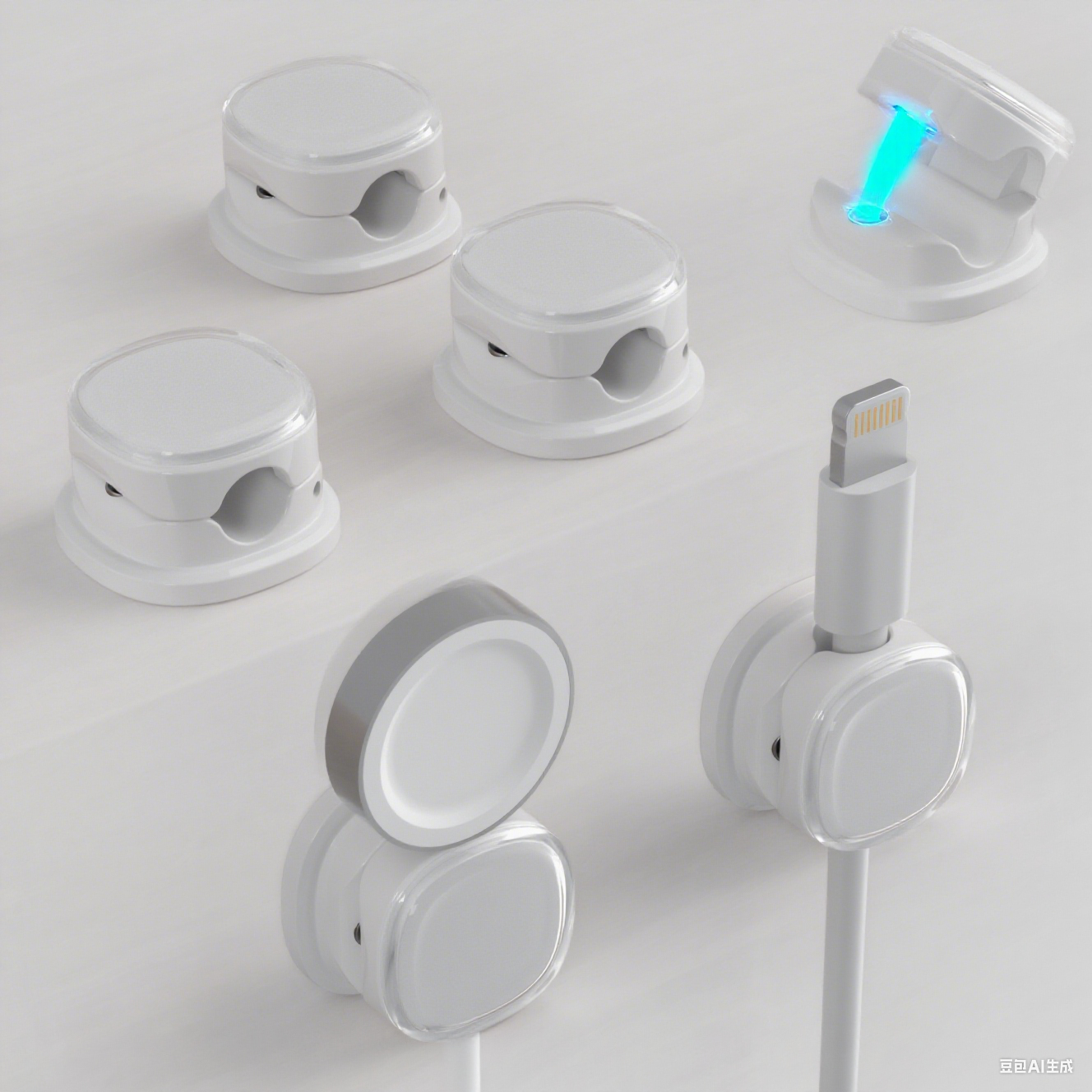 3/6/8/12PCS Magnetic Cable Cli - Desk Cable Clip บทวิจารณ์และราคา