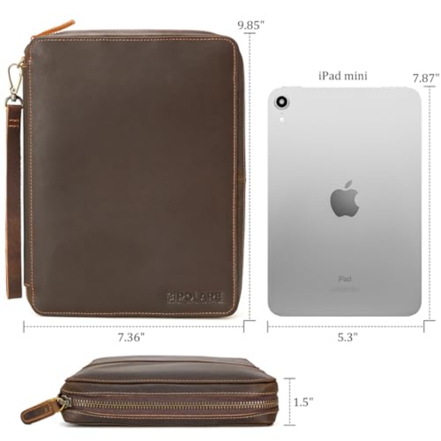 Polare Full Grain Leather Trav - Tech Accessories Travel Bag บทวิจารณ์และราคา