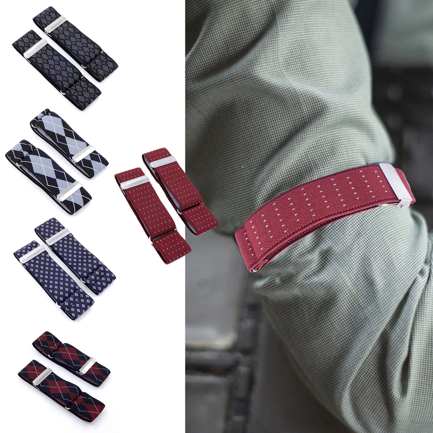 Men Business Elastic Adjustabl - Tech Wear Accessories บทวิจารณ์และราคา