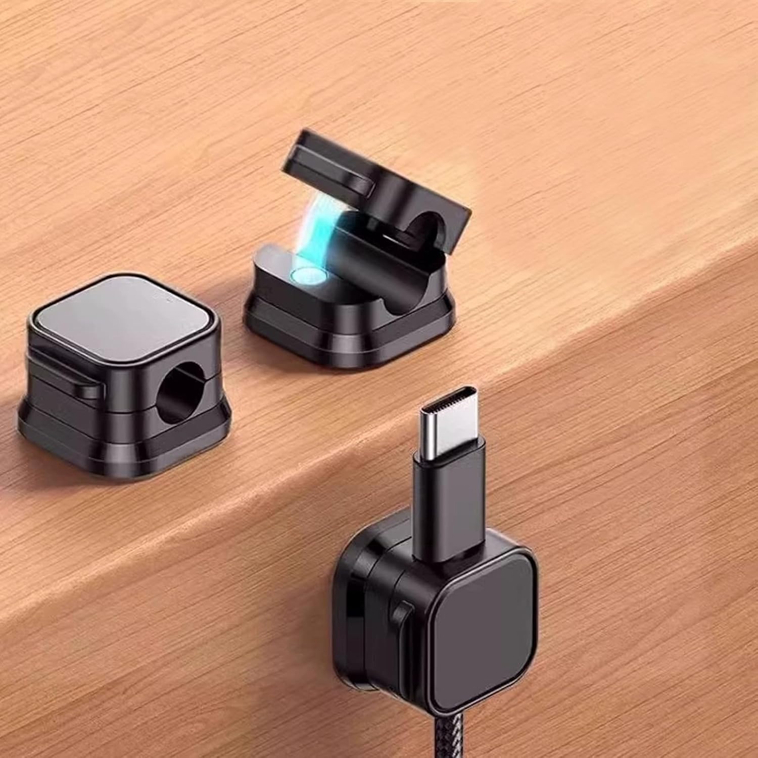 3 Pack Black Cord Organizer Sp - Desk Cable Clip บทวิจารณ์และราคา