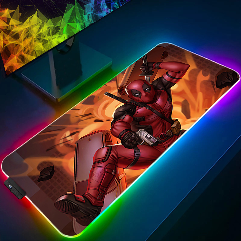 LED Mouse Pad Gaming Backlight - Tech Accessories Desk บทวิจารณ์และราคา