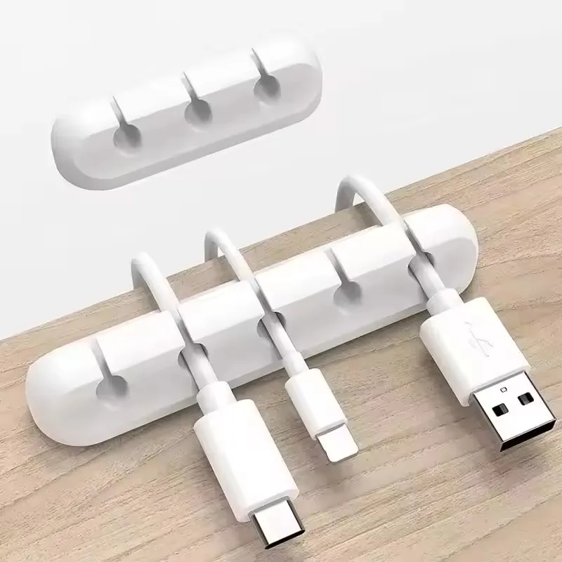 Silicone USB Cable Clip Winder - Desk Cable Clip บทวิจารณ์และราคา