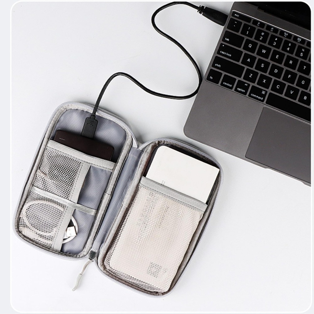 Portable Double Layer Electron - Tech Accessories Travel Bag บทวิจารณ์และราคา
