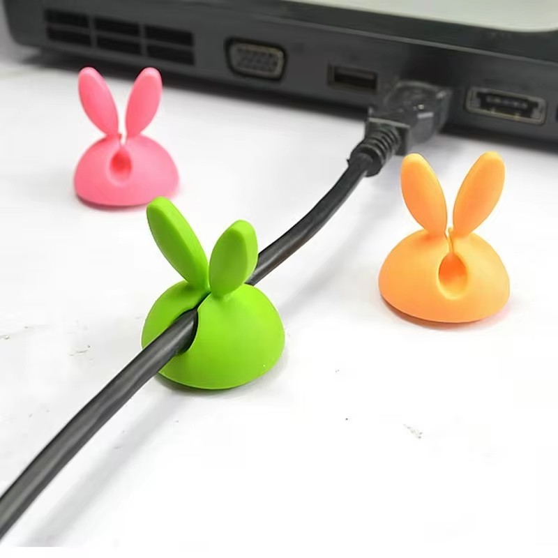 Cute Rabbit Ear Cable Manager  - Desk Cable Clip บทวิจารณ์และราคา