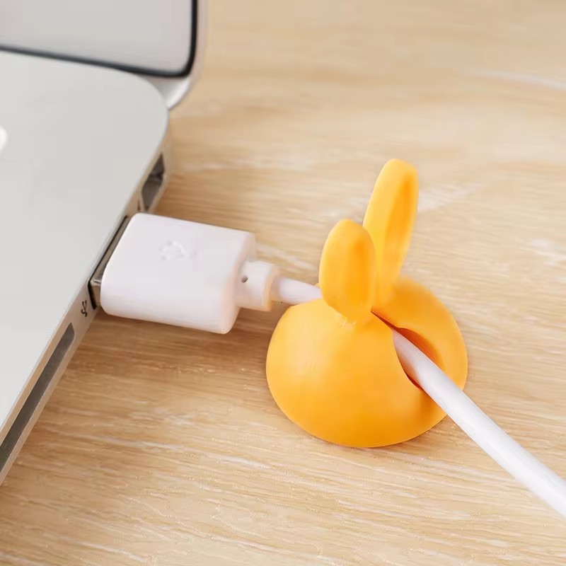 Cute Rabbit Ear Cable Manager  - Desk Cable Clip บทวิจารณ์และราคา