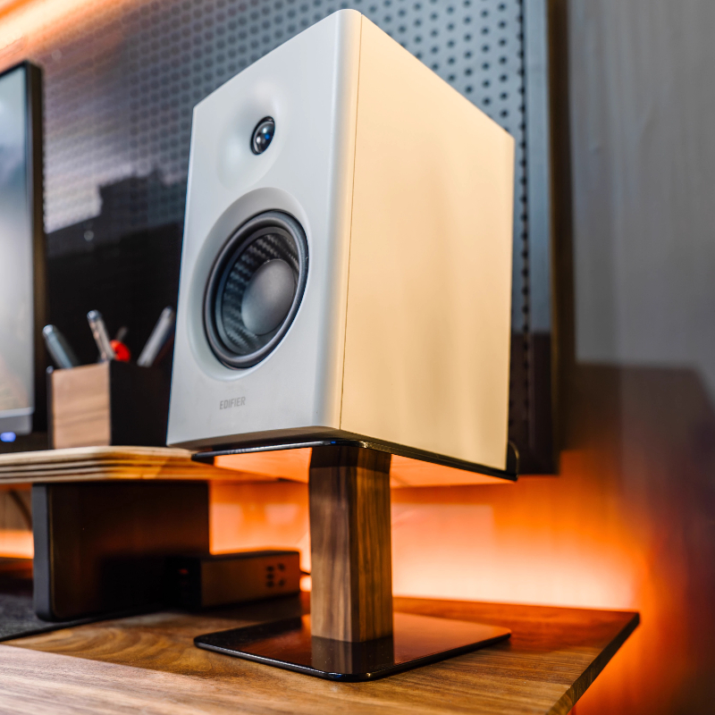 Black Walnut Speaker Stand Des - Tech Room Accessories บทวิจารณ์และราคา