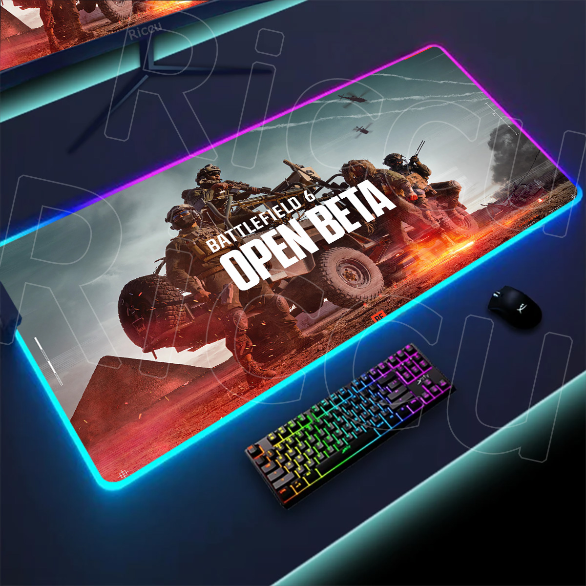New Gamer Rgb Desk Mat Back Li - Tech Table Accessories บทวิจารณ์และราคา