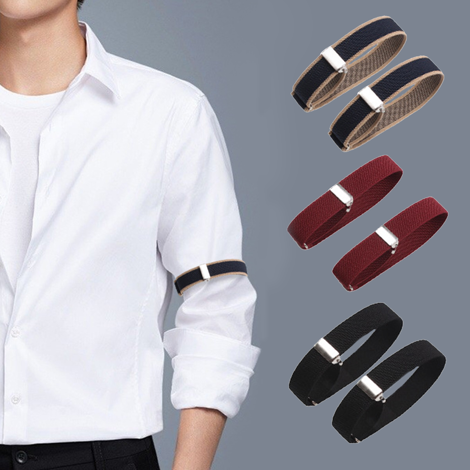 1 Pair Elastic Adjustable Armb - Tech Wear Accessories บทวิจารณ์และราคา