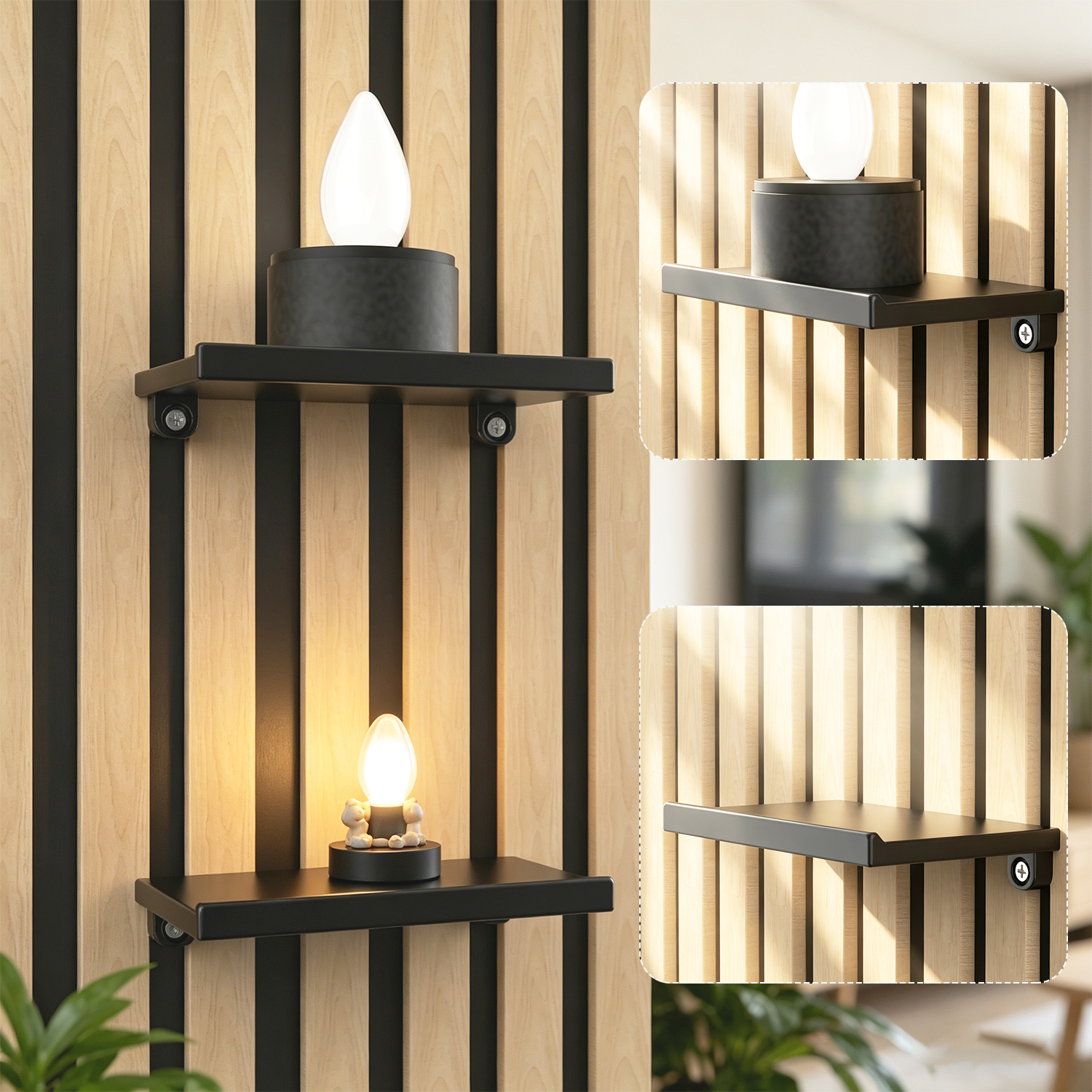 Set of 1 Acoustic Panel Shelf, - Tech Room Accessories บทวิจารณ์และราคา