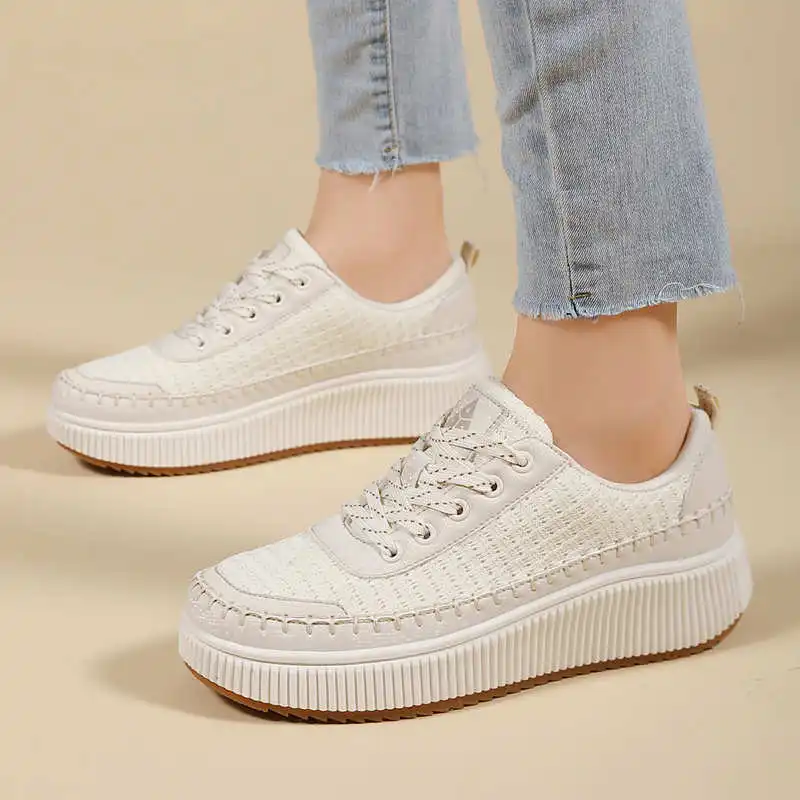Brown Shoes Woman Flats Autumn - Tech Accessories To Buy บทวิจารณ์และราคา
