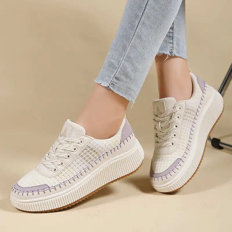 Brown Shoes Woman Flats Autumn - Tech Accessories To Buy บทวิจารณ์และราคา