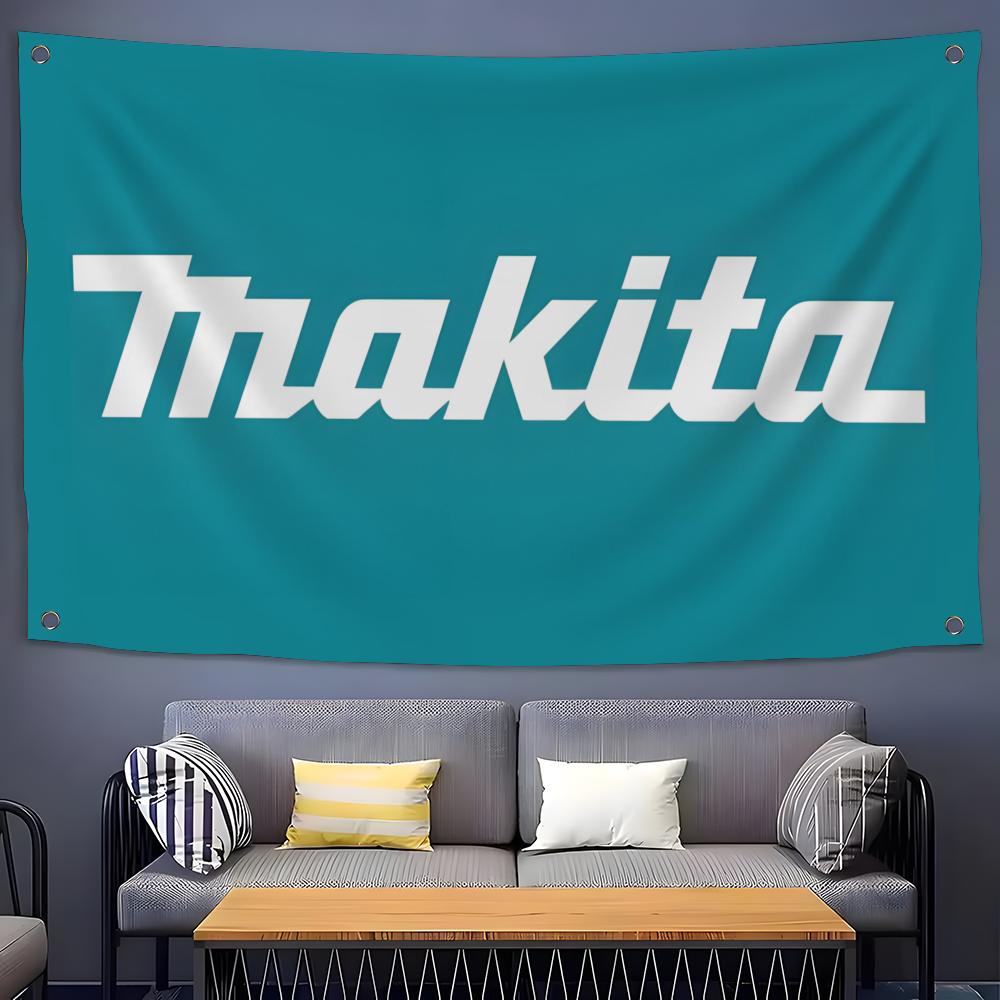 M-Makitas Tool Logo Flags Flag - Tech Room Accessories บทวิจารณ์และราคา
