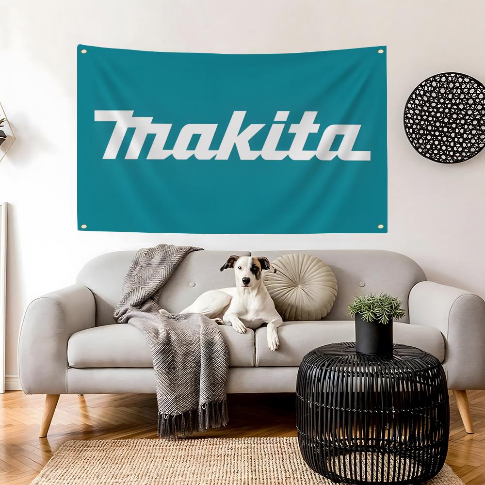 M-Makitas Tool Logo Flags Flag - Tech Room Accessories บทวิจารณ์และราคา