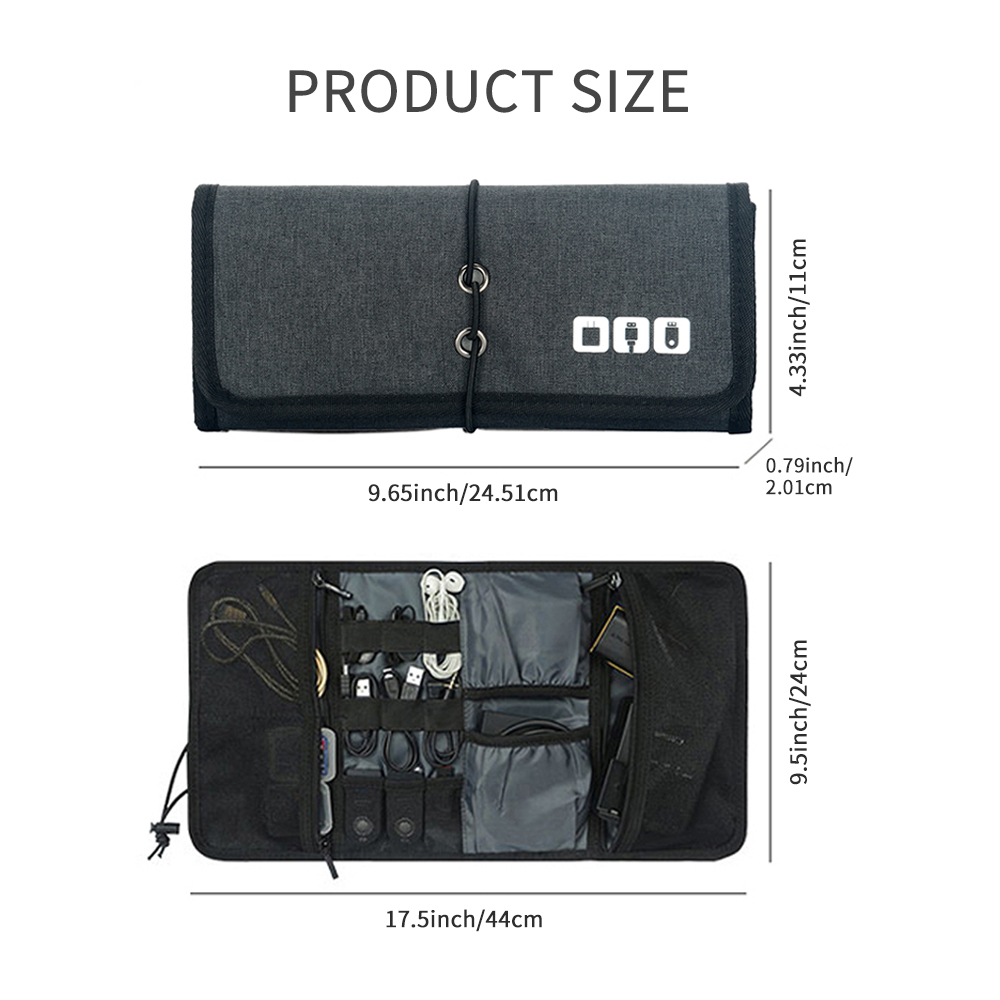 Travel Cable Storage Bag，Elect - Tech Accessories Travel Bag บทวิจารณ์และราคา