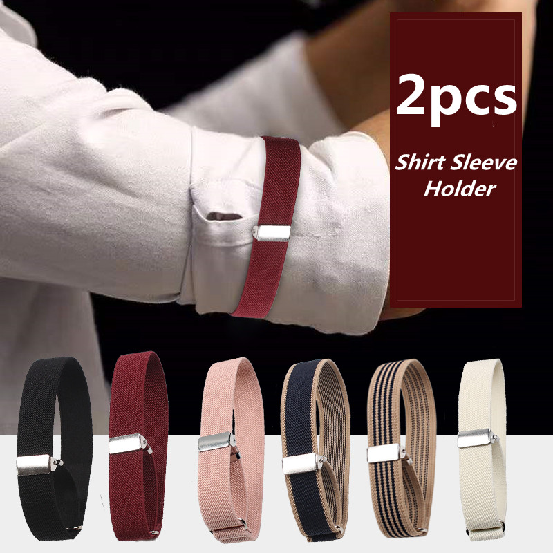 HOT 2Pcs Mens Sleeve Garters H - Tech Wear Accessories บทวิจารณ์และราคา