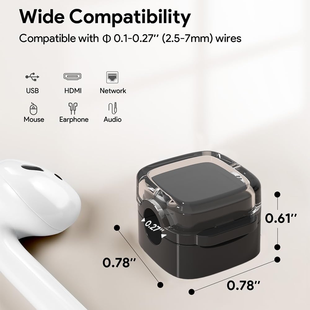 6pcs Magnetic Cable Management - Desk Cable Clip บทวิจารณ์และราคา