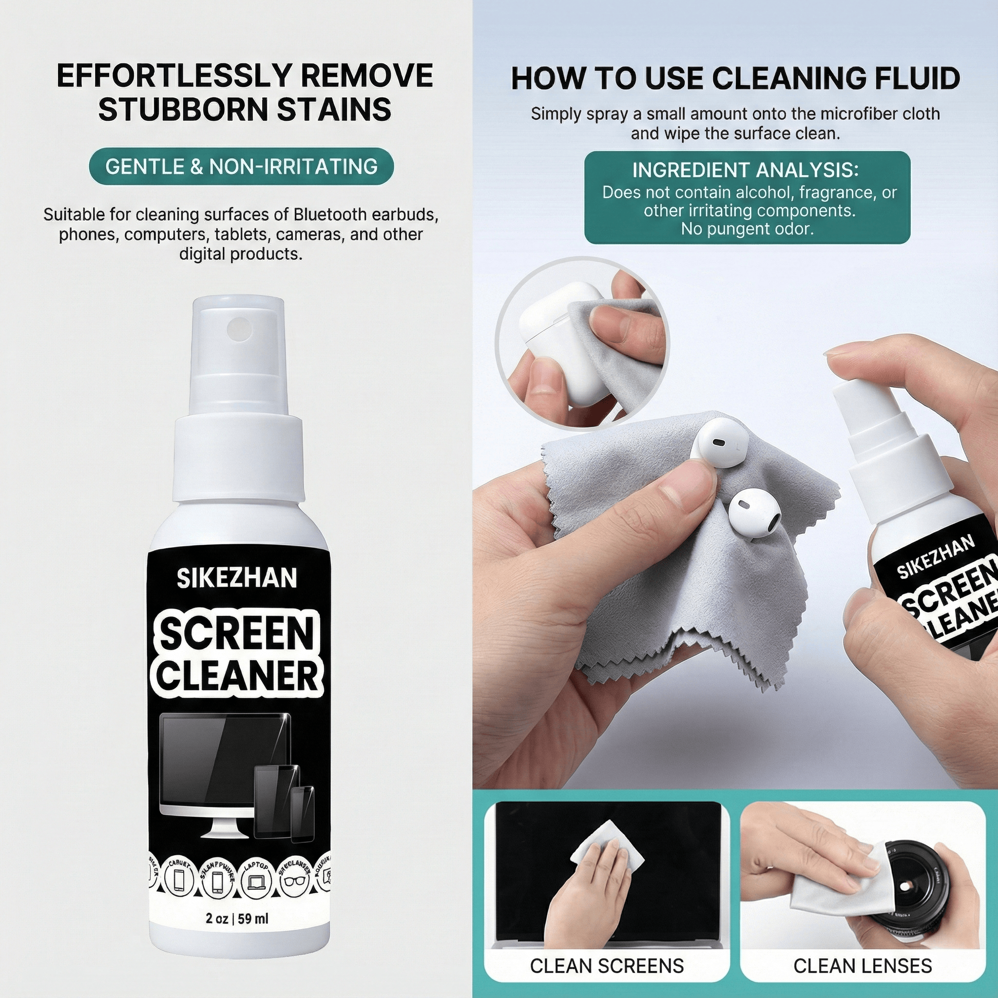 All-in-1 Electronics Cleaning  - Screen Cleaner Spray บทวิจารณ์และราคา