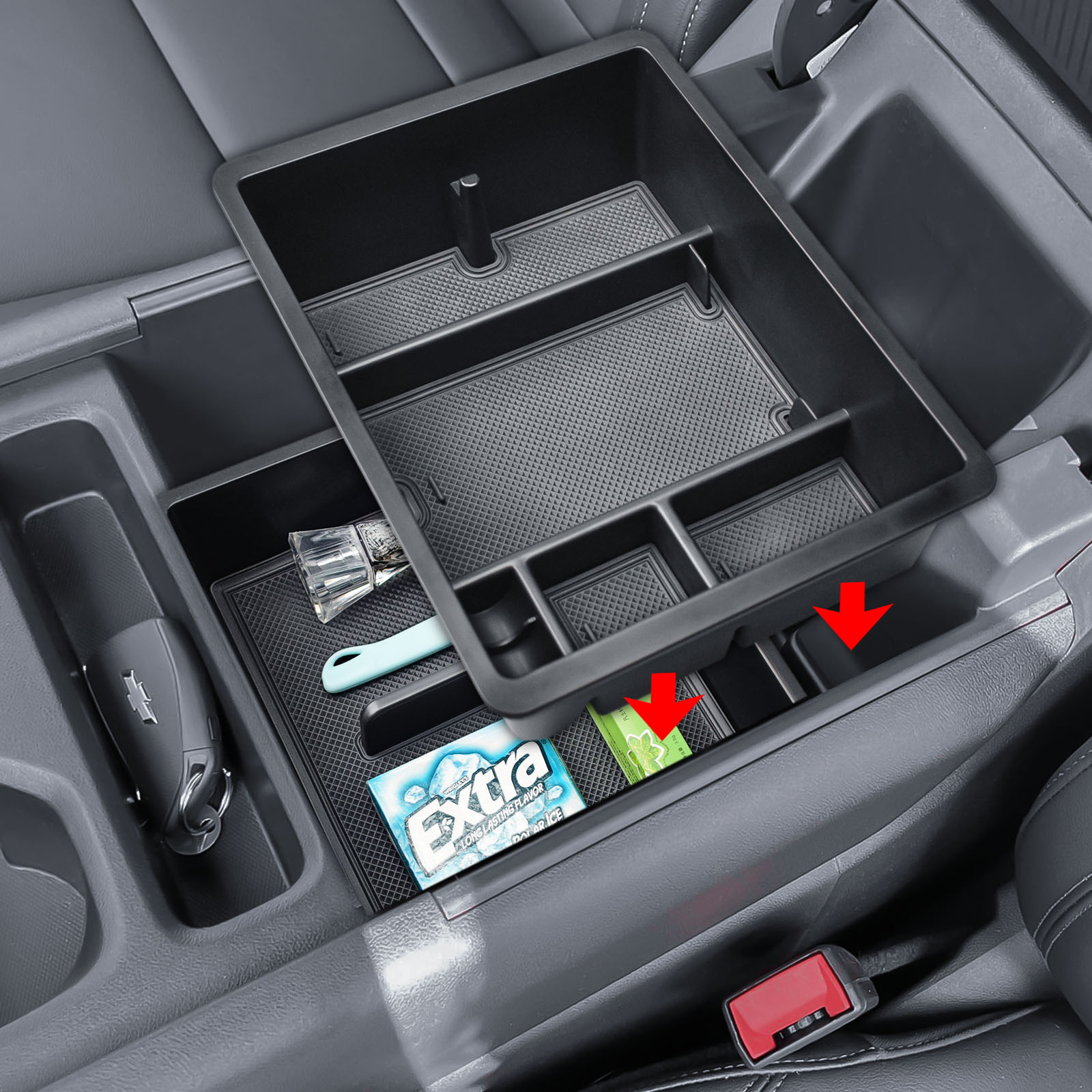 Center Console Organizer for 2 - Tech Accessories Organizer บทวิจารณ์และราคา