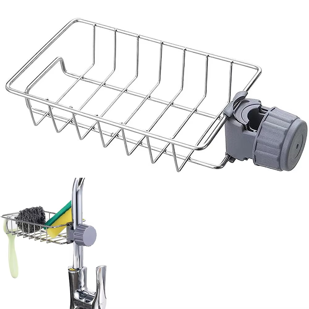 Kitchen Sink Drain Rack Sponge - Tech Accessories Organizer บทวิจารณ์และราคา