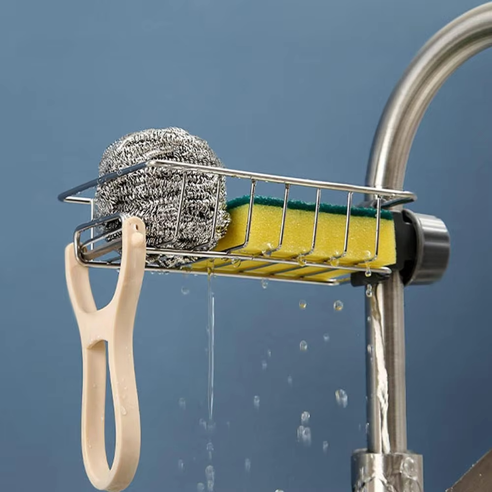 Kitchen Sink Drain Rack Sponge - Tech Accessories Organizer บทวิจารณ์และราคา