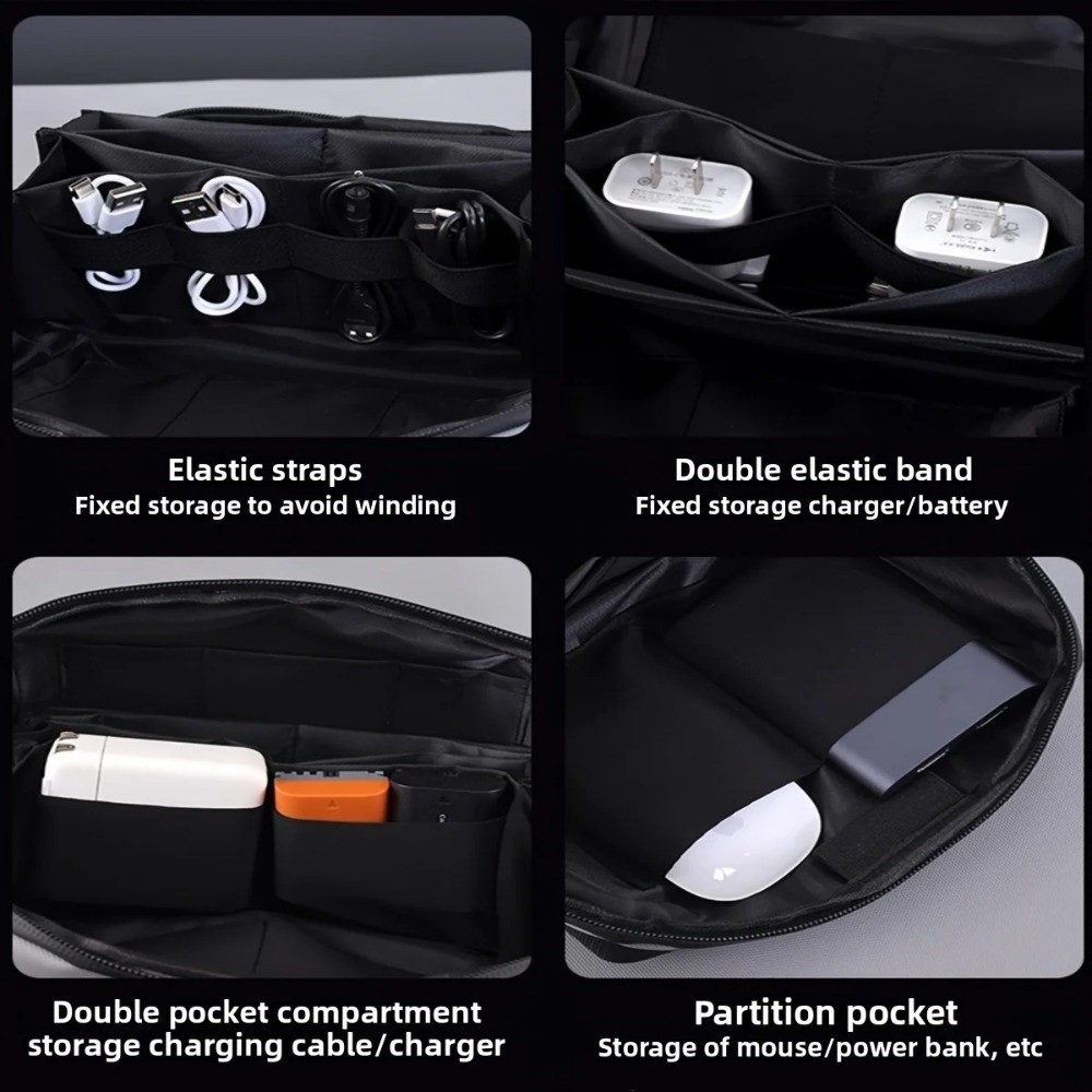 Portable Data Cable Storage Ba - Tech Accessories Travel Bag บทวิจารณ์และราคา