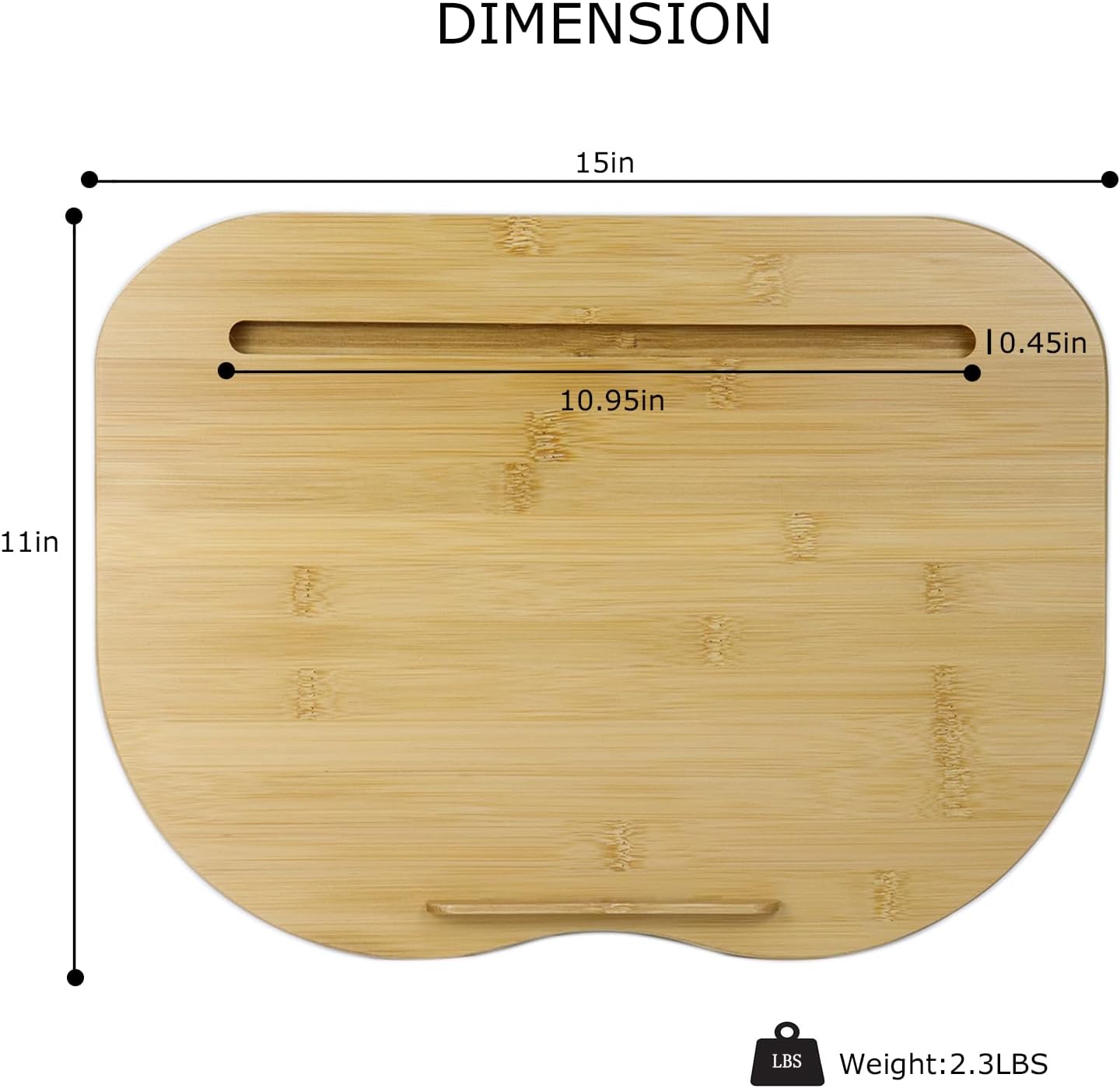 Bamboo Lap Desk for Laptop wit - Laptop Stand Bamboo บทวิจารณ์และราคา