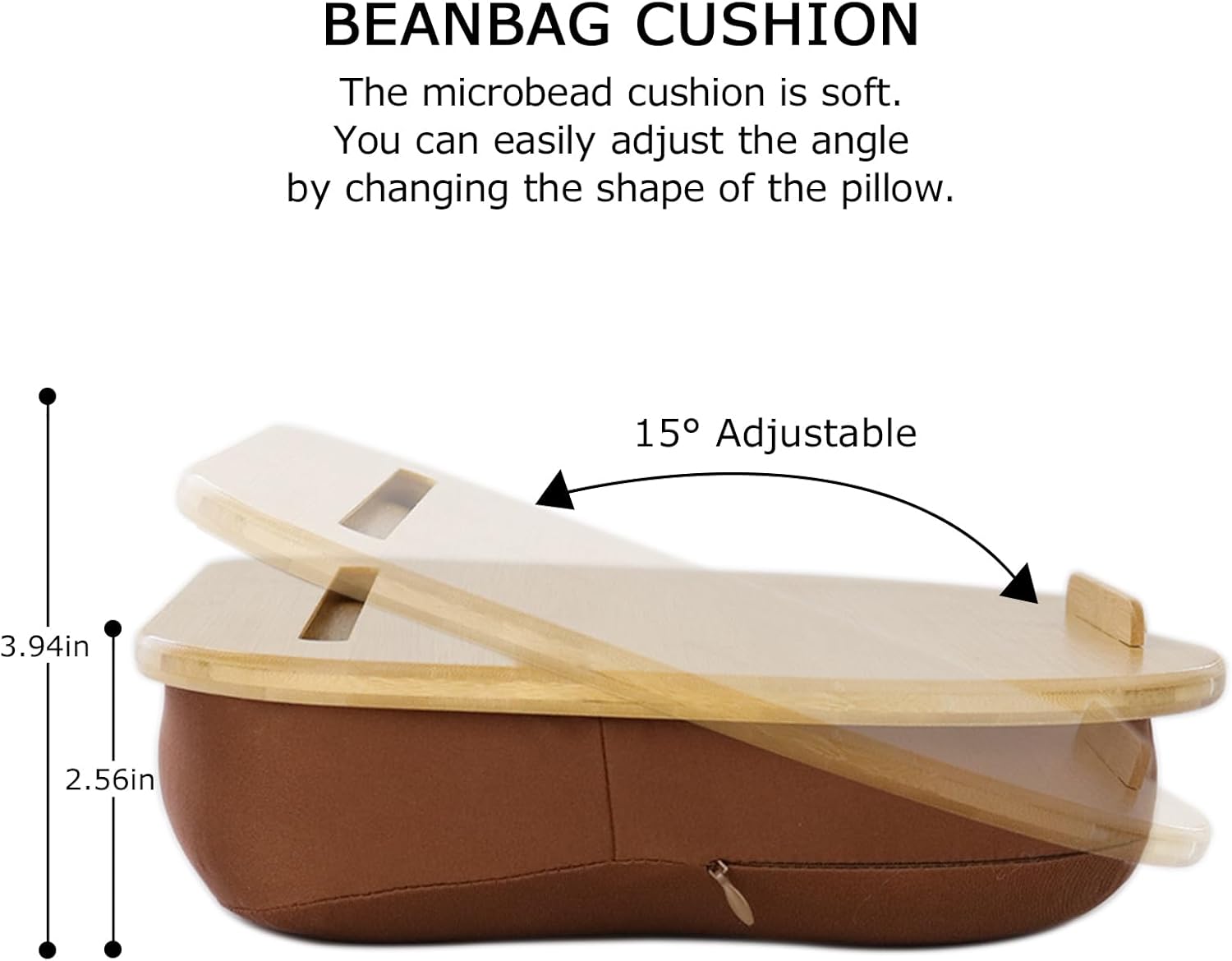 Bamboo Lap Desk for Laptop wit - Laptop Stand Bamboo บทวิจารณ์และราคา