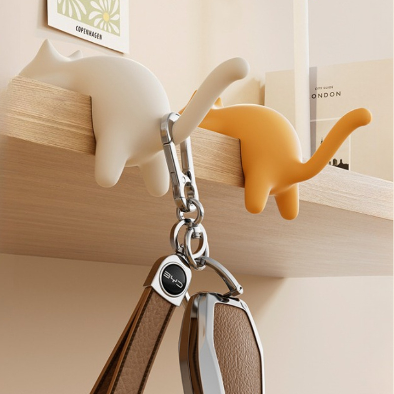 1pc Colorful Cat-Shaped Desk H - Desk Cable Clip บทวิจารณ์และราคา