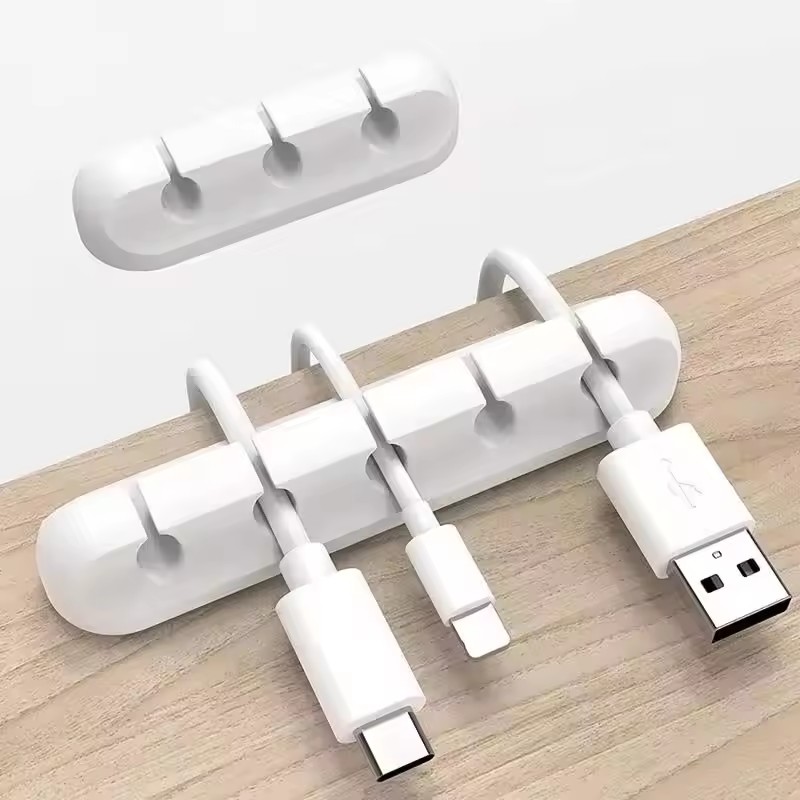 Silicone USB Cable Clip Winder - Desk Cable Clip บทวิจารณ์และราคา