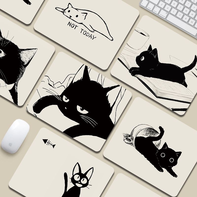 Mouse Mat Cat Mause Pad Cute C - Tech Accessories Desk บทวิจารณ์และราคา