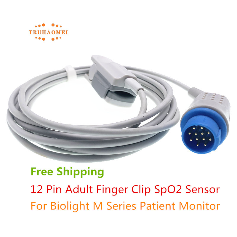 12 Pin SpO2 Sensor Reusable Di - M Tech Accessories บทวิจารณ์และราคา