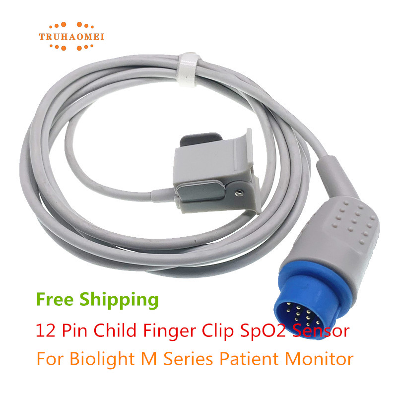 12 Pin SpO2 Sensor Reusable Di - M Tech Accessories บทวิจารณ์และราคา
