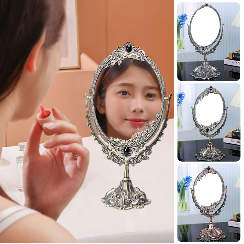 European Retro Makeup Mirror f - Tech Room Accessories บทวิจารณ์และราคา