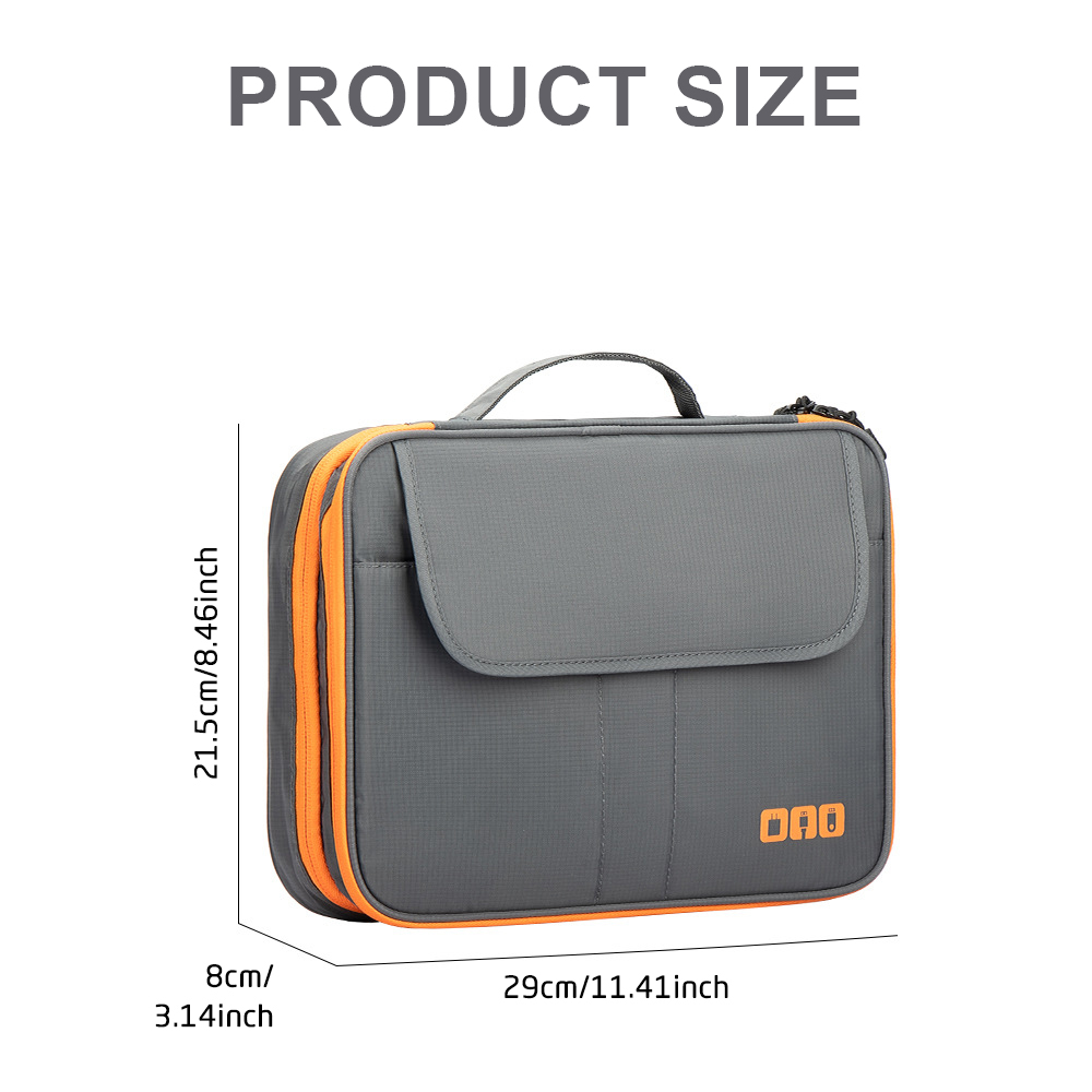 Large Capacity Tech Organizer  - Tech Accessories Travel Bag บทวิจารณ์และราคา